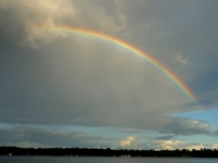 (034 15035) Rainbows, Friends and Miracles - Sturgeon Lake, Bobcaygeon, ON  Peter Rhebergen - Each New Day a Miracle